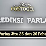 Prediksi Parlay Jitu 25 dan 26 Februari 2024