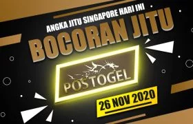 Prediksi Togel Singapore Kamis 26 November 2020